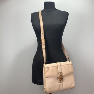 Salvatore Ferragamo biege crossbody bag